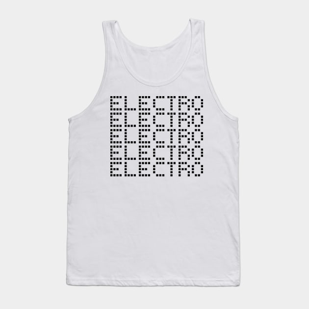 electro digital logo Tank Top by lkn